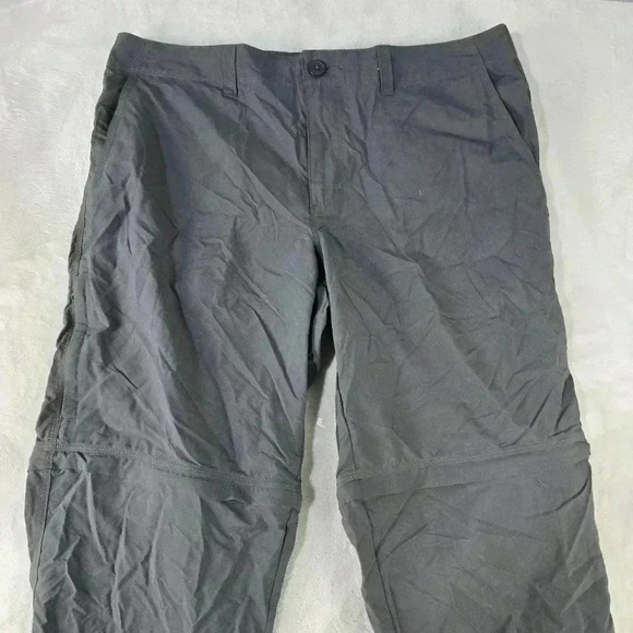 5Mountain Hardwear Pants Mens 36x30 Gray BASIN TREK Convertible Stretch Hiking - Picture 3 of 10